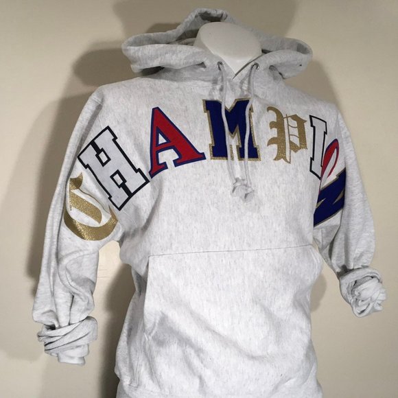 (S) Men's Champion Reverse Weave Hoodie - Picture 3 of 4